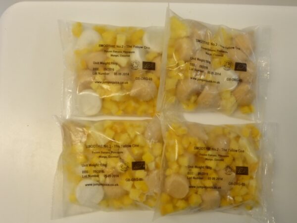 Tropical Yellow Smoothi Mix - 100% Organic Fresh Frozen Fruit