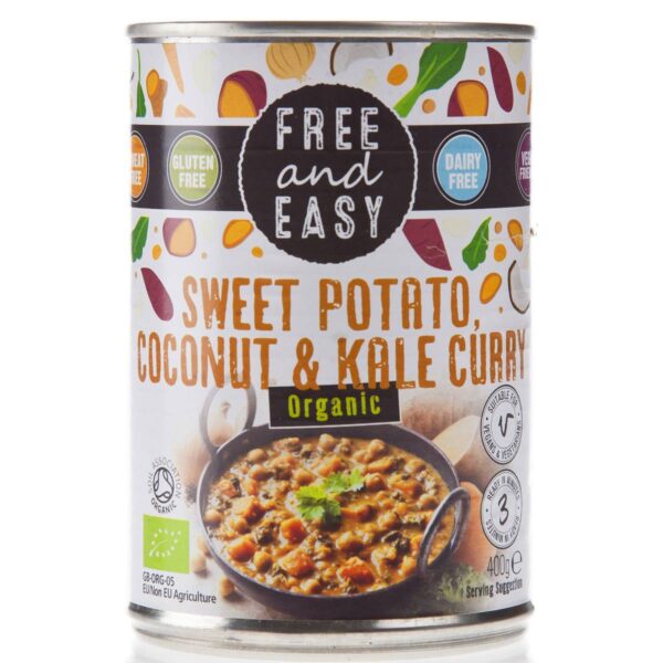 Free and Easy - Organic Sweet Potato, Coconut & Kale Curry